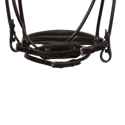 Bridon Iris en cuir de veau Acavallo Marron / marron