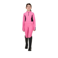 Base Layer Equestro d'entraînement à manches longues fille Rose cameo