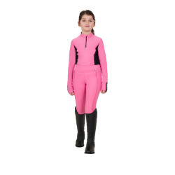 Base Layer Equestro d'entraînement à manches longues fille Rose château Base Layer Equestro d'entraînement à manches longues fille Rose château