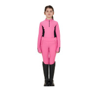 Base Layer Equestro d'entraînement à manches longues fille Rose cameo