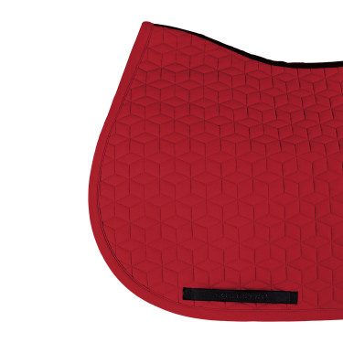 Tapis de selle de saut en matelassage cubique Equestro Scooter Beige Tapis de selle de saut en matelassage cubique Equestro Scooter Beige