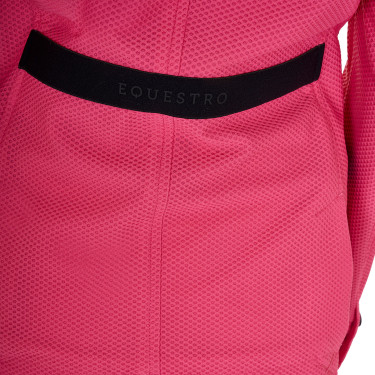 Veste de concours trois boutons fille en mesh Equestro Chèvrefeuille Rose Veste de concours trois boutons fille en mesh Equestro Chèvrefeuille Rose