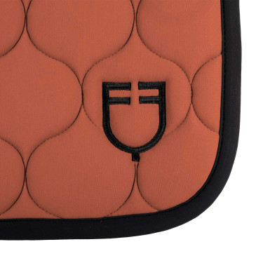 Tapis de saut en tissu technique matelassé Equestro Séquoia