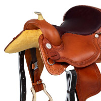 Selle Pool’s Reiner en rawhide 2020 Cognac Marron