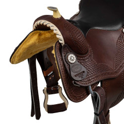 Selle Pool’s finition en rawhide 9002 Marron