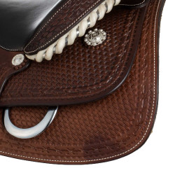 Selle Pool’s finition en rawhide 9002 Marron