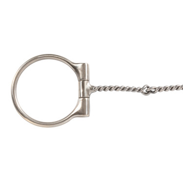 Mors en acier inoxydable avec bouche tordue en fil d'acier inoxydable fin Pool's