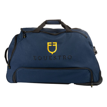 Sac trolley avec logo brodé Equestro Marine blazer Bleu marine Sac trolley avec logo brodé Equestro Marine blazer Bleu marine