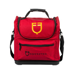 Sac de pansage poche zippée Equestro Bordeaux