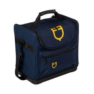 Sac de pansage poche zippée Equestro Marine Bleu marine