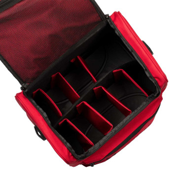 Sac de pansage poche zippée Equestro Bordeaux