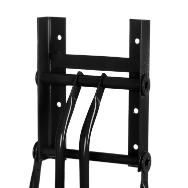 Porte-selle mural pliant pour selle anglaise Umbria Equitazione Noir Porte-selle mural pliant pour selle anglaise Umbria Equitazione Noir