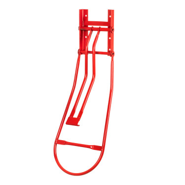 Porte-selle mural pliant pour selle anglaise Umbria Equitazione Rouge