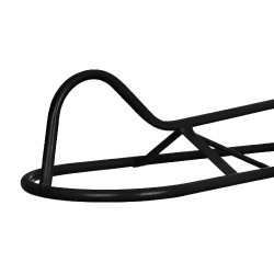 Support de Selle Western Mural Fixe Umbria Equitazione Noir