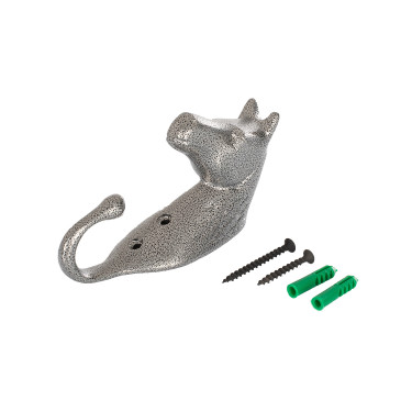 Crochet Porte-Bridon Tête de Cheval en Aluminium Coloré Umbria Equitazione Gris Crochet Porte-Bridon Tête de Cheval en Aluminium Coloré Umbria Equitazione Gris