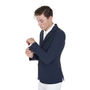 Veste de concours Homme en Tissu Stretch avec Poches Zippées Equestro