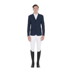 Veste de concours Homme en Tissu Stretch avec Poches Zippées Equestro