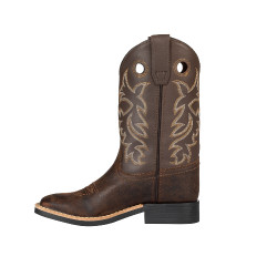Bottes Western Enfant Modèle Square Brown/Choco Pool's Bottes Western Enfant Modèle Square Brown/Choco Pool's