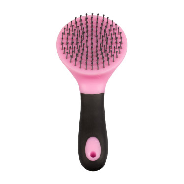 Peigne Crinière et Queue avec Poignée Umbria Equitazione Rose / noir