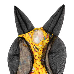 Masque Anti-Mouches en Lycra avec Couvre-Oreilles Pro-Tech Émoticone Motifs
