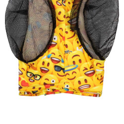 Masque Anti-Mouches en Lycra avec Couvre-Oreilles Pro-Tech Émoticone Motifs