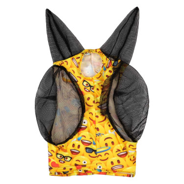 Masque Anti-Mouches en Lycra avec Couvre-Oreilles Pro-Tech Émoticone Motifs