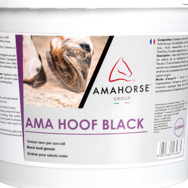 Graisse Jaune pour Sabots Ama Hoof 5L Umbria Equitazione Noir