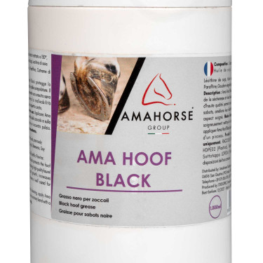 Graisse Jaune pour Sabots Ama Hoof 1L Umbria Equitazione Noir