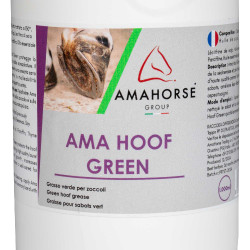 Graisse Jaune pour Sabots Ama Hoof 1L Umbria Equitazione Vert