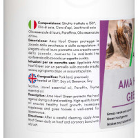 Graisse Jaune pour Sabots Ama Hoof 1L Umbria Equitazione Vert