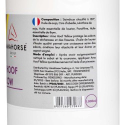Graisse Jaune pour Sabots Ama Hoof 1L Umbria Equitazione