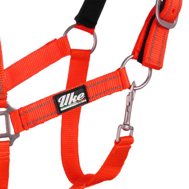 Licol Synthétique avec Longe Reflective Supreme Rouge