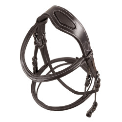 Bridon Supreme avec Couture Contraste et Rênes Supreme Marron