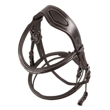 Bridon Supreme avec Couture Contraste et Rênes Supreme Marron