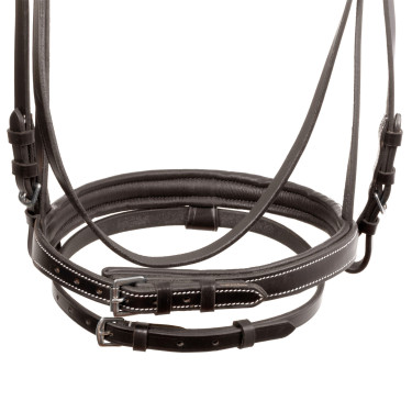 Bridon Supreme avec Couture Contraste et Rênes Supreme Marron