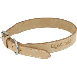 Collier cuir Diego & Louna pour chien