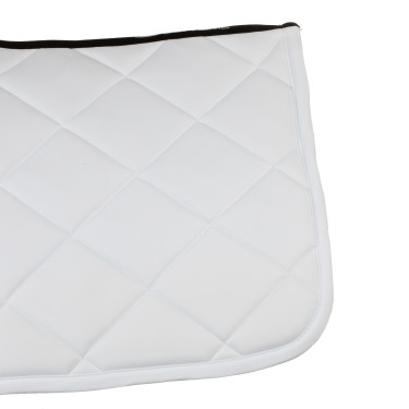 Tapis de Selle Pleasure Jumping Supreme Blanc