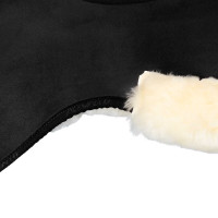 Amortisseur MF-S JCCS-S CW-CS Suède avec Peau de Mouton Intégrale Acavallo Noir / naturel Amortisseur MF-S JCCS-S CW-CS Suède avec Peau de Mouton Intégrale Acavallo Noir / naturel