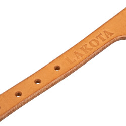 Fermeture étrivières en Cuir Lakota Naturel Marron