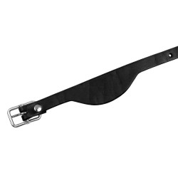 Fermeture étrivières en Cuir Lakota Noir