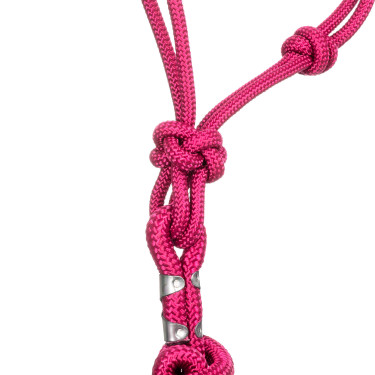 Licol Corde Nouée avec Longe Pool's Rose