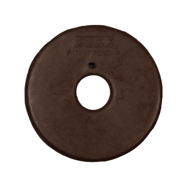 Rondelles de Mors à Anneaux Recouvert de Caoutchouc Umbria Equitazione Marron Rondelles de Mors à Anneaux Recouvert de Caoutchouc Umbria Equitazione Marron