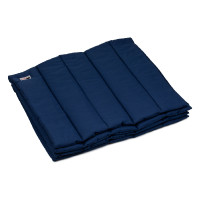 Sous-Bandes Coton Grandes par 4 Umbria Equitazione Marine Bleu marine