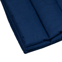 Sous-Bandes Coton Grandes par 4 Umbria Equitazione Marine Bleu marine