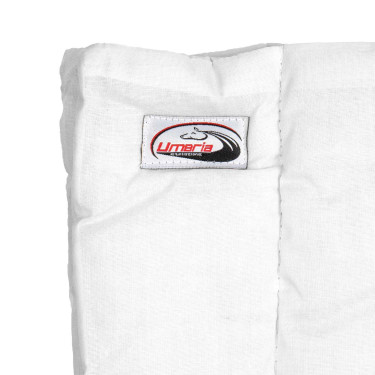 Sous-Bandes en Coton Grandes par 4 Umbria Equitazione Blanc