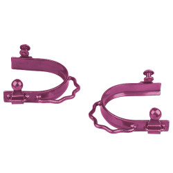 Éperons Western Barrel Colorés Pool's Fuchsia Rose