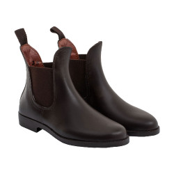 Bottines Jodhpur en Caoutchouc Pro-Tech Marron