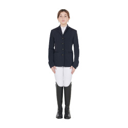Veste de concours enfant Exclusive Equestro Marine blazer Bleu marine