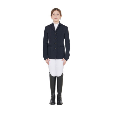 Veste de concours enfant Exclusive Equestro Marine blazer Bleu marine