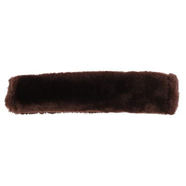 Fourreau de muserolle Equithème Teddy Marron
